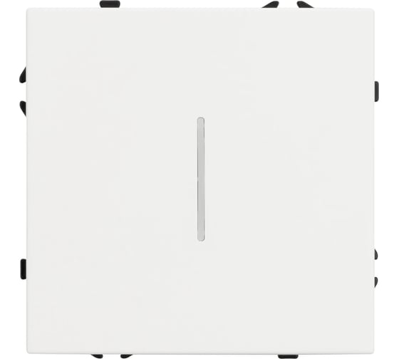 Механизм выключателя одноклавишный непроходной Arlight LED SWT-NOBE-MK01-SFPL-L-WH 1шт 054232 1