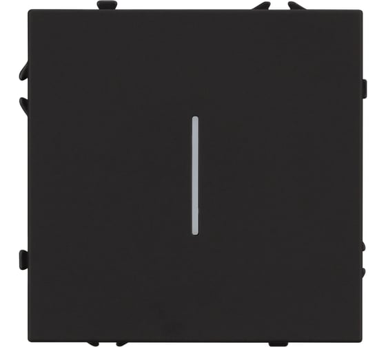 Механизм выключателя одноклавишный непроходной Arlight LED SWT-NOBE-MK01-SFPL-L-BK 1шт 054258 1