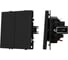 Механизм выключателя двухклавишный непроходной Arlight SWT-NOBE-MK02-SFPL-BK 1шт 054252 2