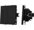 Механизм выключателя двухклавишный проходной Arlight SWT-NOBE-MKP2-SFPL-BK 1шт 054255 2