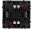 Механизм выключателя двухклавишный проходной Arlight SWT-NOBE-MKP2-SFPL-BK 1шт 054255 3