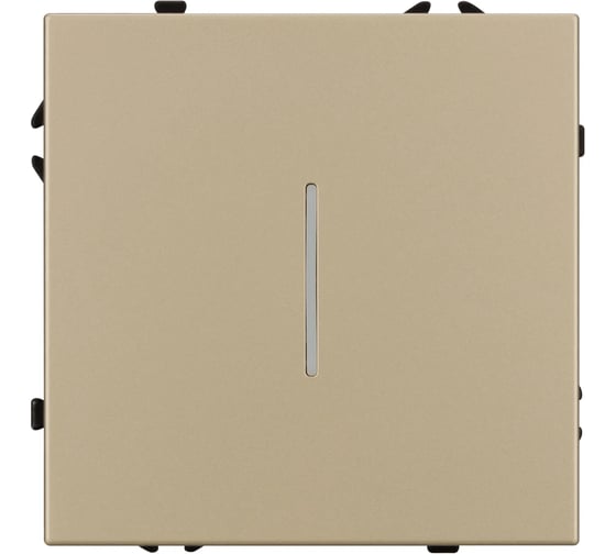 Механизм выключателя одноклавишный непроходной Arlight LED SWT-NOBE-MK01-SFPL-L-GD 1шт 054259 1