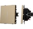Механизм выключателя одноклавишный непроходной Arlight LED SWT-NOBE-MK01-SFPL-L-GD 1шт 054259 3