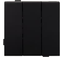 3 клавишный выключатель ALTECH ENCORE 3SВ скрытого монтажа черный механизм 07405