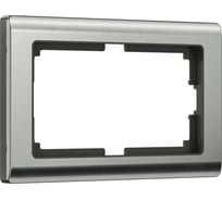 Рамка для двойной розетки WERKEL W0081602 Metallic глянцевый никель a051003