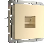 Розетка WERKEL W1181011 Ethernet RJ 45 шампань a050873