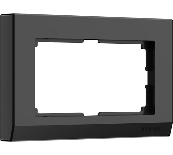 Рамка для двойной розетки WERKEL W0081808 Stark черный a050921 1
