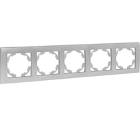 Рамка EKF Валенсия 5-местная сталь EWM-G-305-30