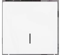 Одноклавишный проходной выключатель с индикацией ALTECH ENCORE 1TSIW скрытого монтажа, белый, механизм 07375