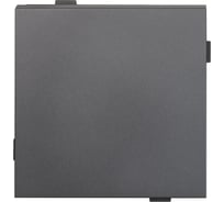 Одноклавишный проходной выключатель ALTECH ENCORE 1TSG скрытого монтажа, графит, механизм 07381