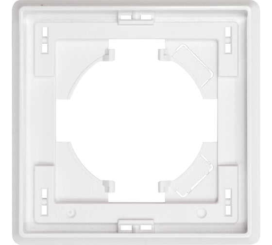 Одноместная рамка ALTECH ENCORE 1PW белая 07407 1