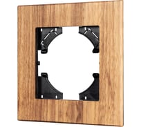 Рамка Arlight FRM-XSILO-WD-1-SNL из натурального дерева 1шт 051271
