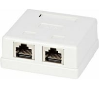 Компьютерная розетка Pro Legend RJ-45, 2 порта, накладная PL1260-2