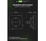 Одноместная силовая розетка ALTECH ENCORE 1SW IP44 скрытого монтажа с крышкой, заземлением и шторками белая механизм 07345 9