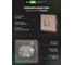 Одноместная компьютерная розетка ALTECH ENCORE 1SPCY cat6 10Gb скрытого монтажа механизм шампань 07362 7