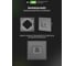 Одноместная компьютерная розетка ALTECH ENCORE 1SPCG скрытого монтажа графит cat6 10Gb механизм 07355 9