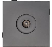 Одноместная телевизионная розетка ALTECH ENCORE 1STVG скрытого монтажа графит механизм 07354