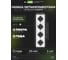 Рамка ALTECH 4 местная ENCORE 4PW белая 07410 3