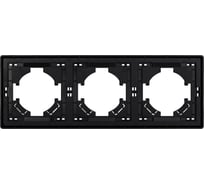 Рамка ALTECH 3 местная ENCORE 3PВ черная 07424