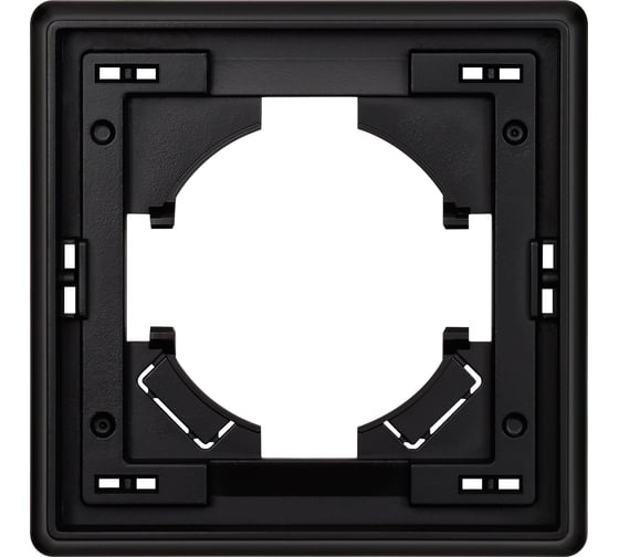Рамка ALTECH 1 местная ENCORE 1PВ черная 07422 1