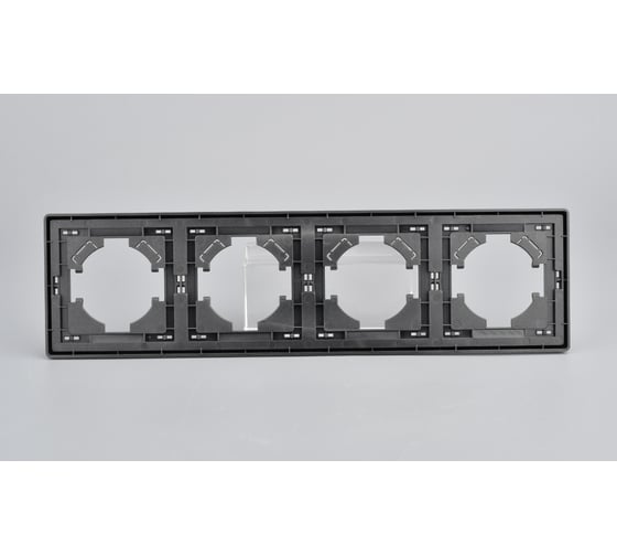 Рамка ALTECH 4 местная ENCORE 4PG графит 07415 1