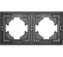 Рамка ALTECH 2 местная ENCORE 2PG графит 07413