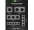Рамка ALTECH 5 местная ENCORE 5PG графит 07416 5