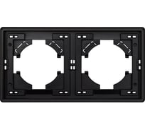 Рамка ALTECH 2 местная ENCORE 2PВ черная 07423