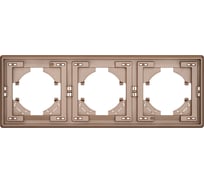 Рамка ALTECH 3 местная ENCORE 3PY шампань 07419