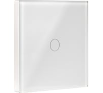 Сенсорный выключатель SMARTBUY одноклавишный, белый SBE-e1w-10-SW1-0