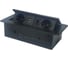 Горизонтальная выдвижная Розетка ROCKETSOCKET 2EU+2USB+RJ45 Черная AM-G2EU-2U-RJ45-12 3