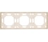Рамка 3-местная STEKKER серия Эмили, PFR00-5003-08, кашемир, soft touch 49912 3