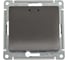 Переключатель Systeme Electric Glossa Графит 1-клавишный с подсветкой, сх.6а,10AX SE GSL001363 1