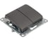 Переключатель Systeme Electric Glossa Графит 2-клавишный, сх.6,10AX SE GSL001365 2