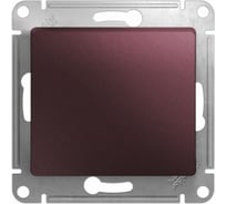 Переключатель Systeme Electric Glossa Баклажановый 1-клавишный, сх.6, 10AX SE GSL001161