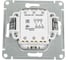 Переключатель Systeme Electric Glossa Платина 2-клавишный, сх.6, 10AX SE GSL001265 3