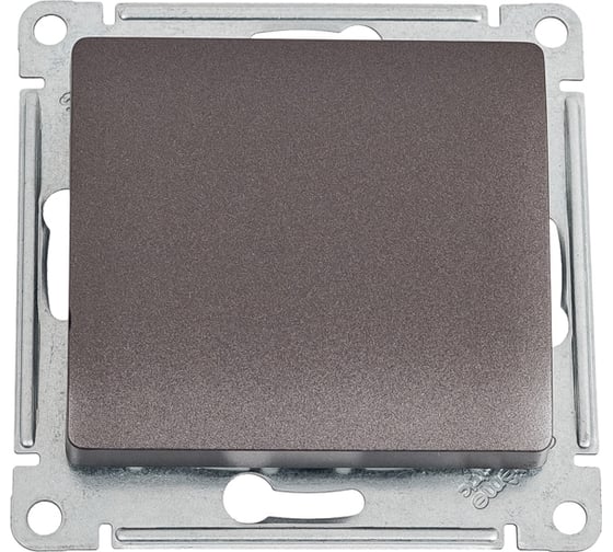 Переключатель Systeme Electric Glossa Графит перекрестный, сх.7, 10AX SE GSL001371