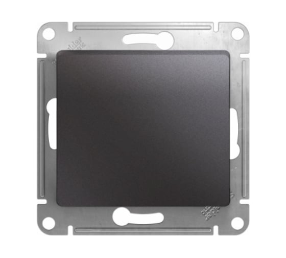 Переключатель Systeme Electric Glossa Графит перекрестный, сх.7, 10AX SE GSL001371