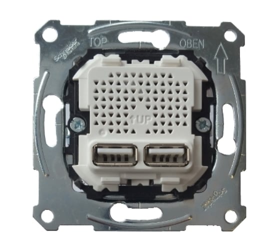Механизм зарядного устройства Systeme Electric Merten USB 2,1А SE MTN4366-0100 1