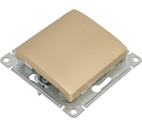 Перекрестный переключатель Systeme Electric Glossa Титан, сх.7, 10АХ SE GSL000471