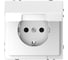 Розетка Systeme Electric Merten D-Life Белый Лотос 16А с заземлением и крышкой IP20 SE MTN2310-6035 1