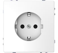 Розетка Systeme Electric Merten D-Life Белый Лотос 16А с заземлением и шторками SE MTN2300-6035