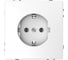 Розетка Systeme Electric Merten D-Life Белый Лотос 16А, с заземлением, без шторок SE MTN2301-6035 1