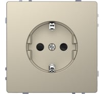 Розетка Systeme Electric Merten D-Life Сахара 16А с заземлением, и шторками SE MTN2300-6033
