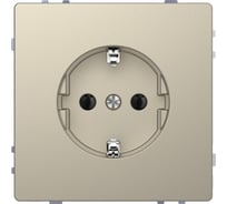Розетка Systeme Electric Merten D-Life Сахара 16А, с заземлением, без шторок SE MTN2301-6033