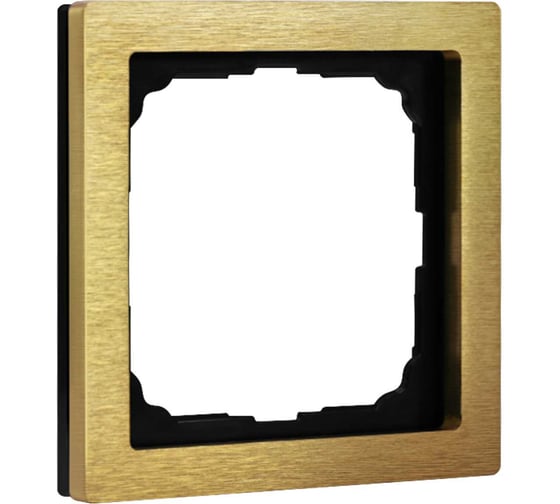 1-постовая рамка Systeme Electric ArtGallery PURE, Металл, Золото GAL312401