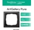 1-постовая рамка Systeme Electric ArtGallery PURE, Металл, Оникс GAL312301 5