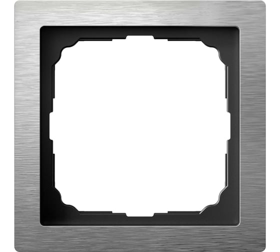 1-постовая рамка Systeme Electric ARTGALLERY PURE металл, алюминий GAL312101 1