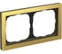 2-постовая рамка Systeme Electric ArtGallery PURE, Металл, Золото GAL312402 1
