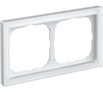 2-постовая рамка Systeme Electric ArtGallery PURE, Органическое стекло, Белый GAL320102